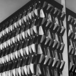 Josef Iliu - "Architecture, projet de façade", tirage en noir et blanc, cachet d'atelier au dos