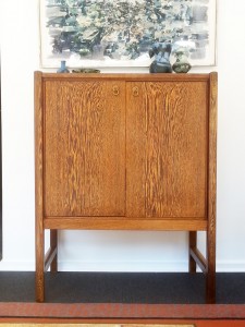 Cabinet en placage de palmier - Vers 1970